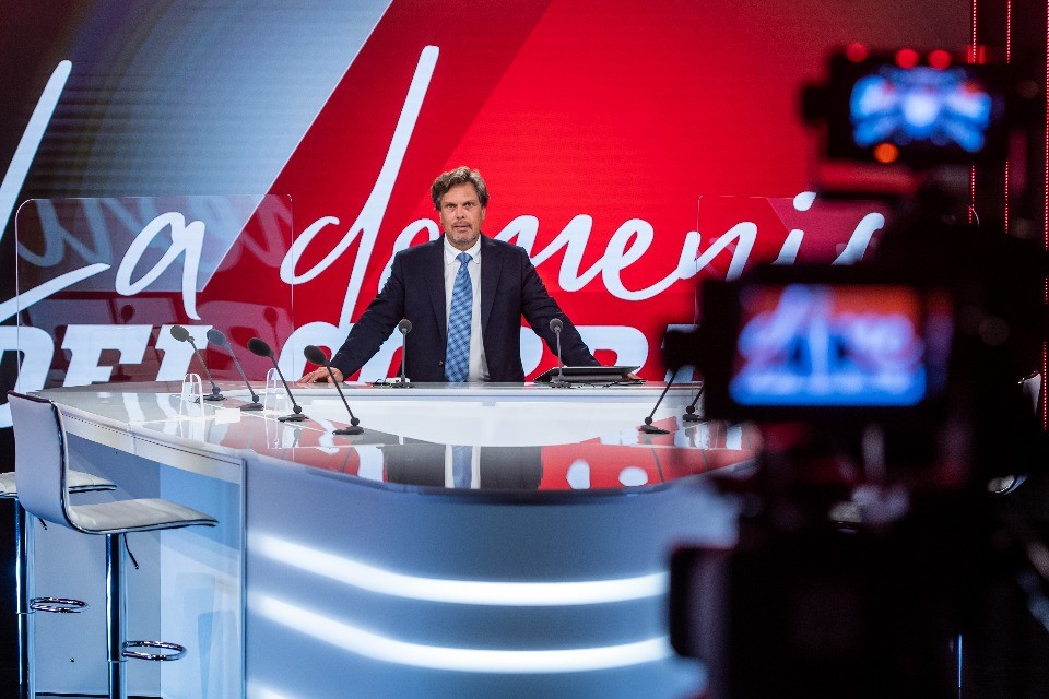 Melide, 26 agosto 2021 - La domenica del Corriere, trasmissione televisiva di Teleticino a cura di Gianni Righinetti. © CdT/Gabriele Putzu