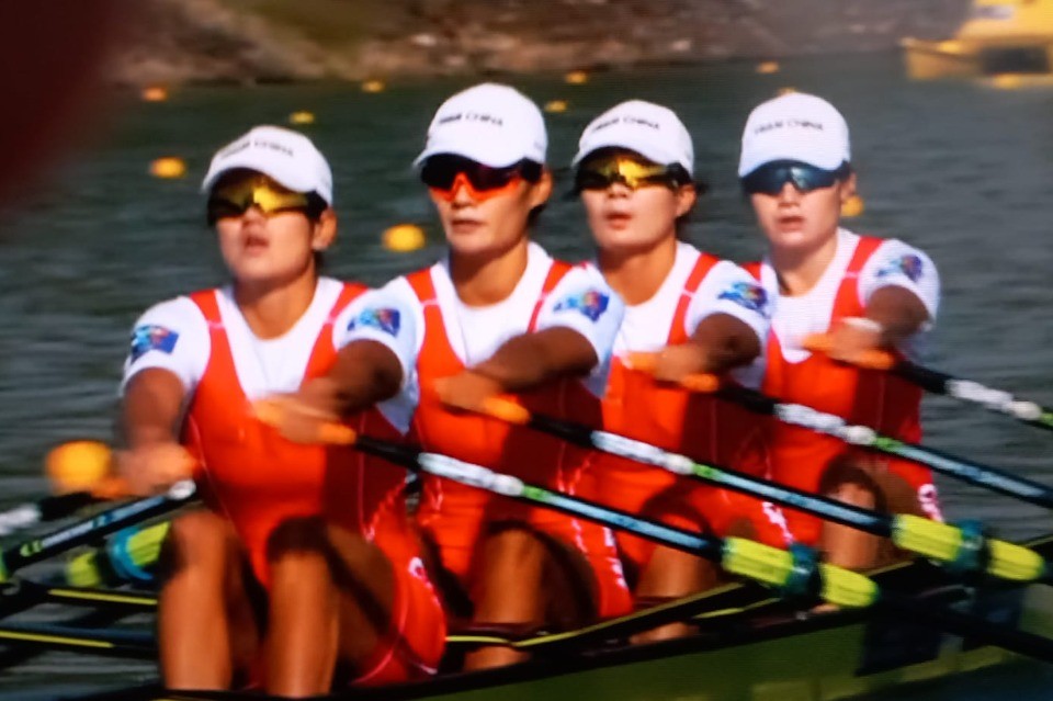 Sfiorata la medaglia per il doppio “leggero” di Ahumada e Schäuble