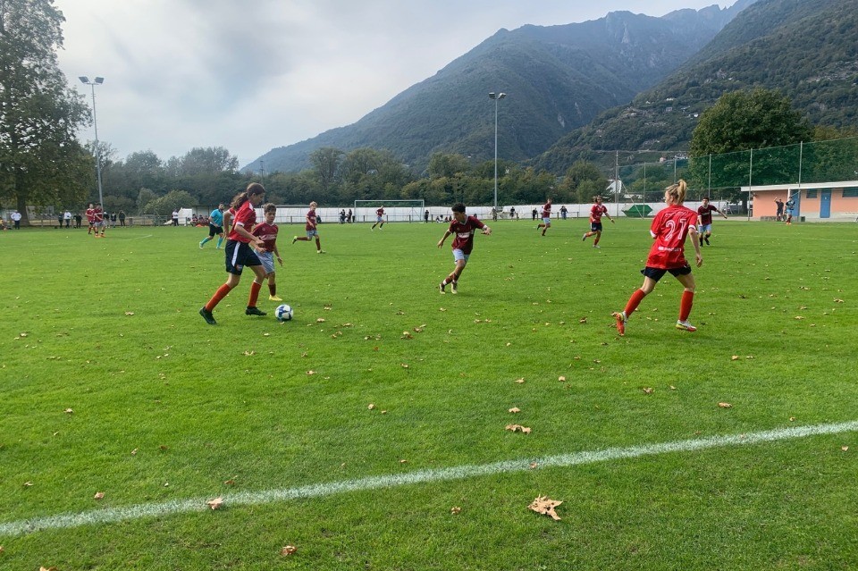 Uno stralcio della partita U17