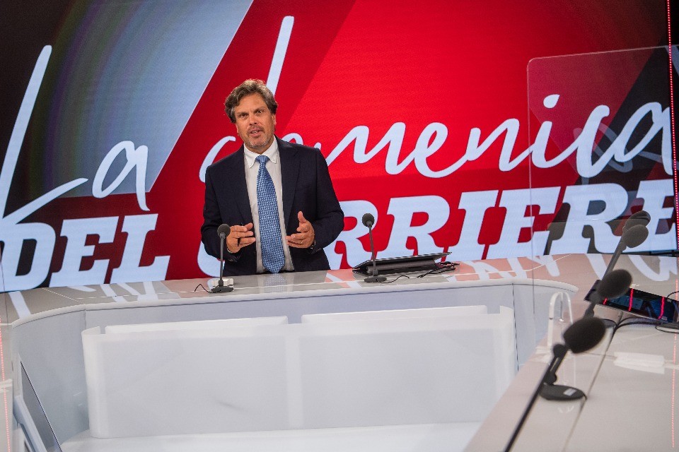 Melide, 26 agosto 2021 - La domenica del Corriere, trasmissione televisiva di Teleticino a cura di Gianni Righinetti. © CdT/Gabriele Putzu