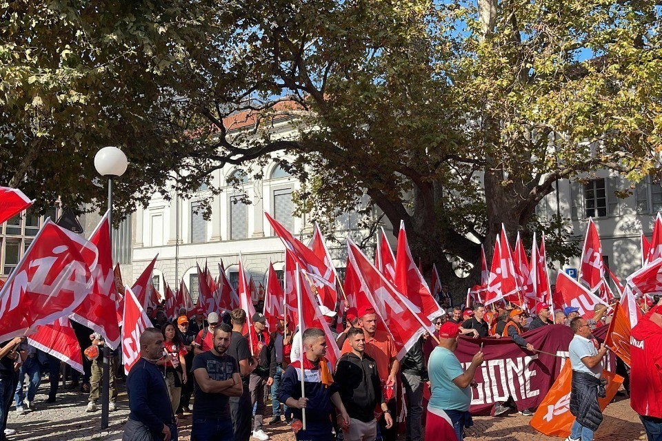 Un momento della manifestazione tenutasi in Ticino una settimana fa/Immagine Ticinonews