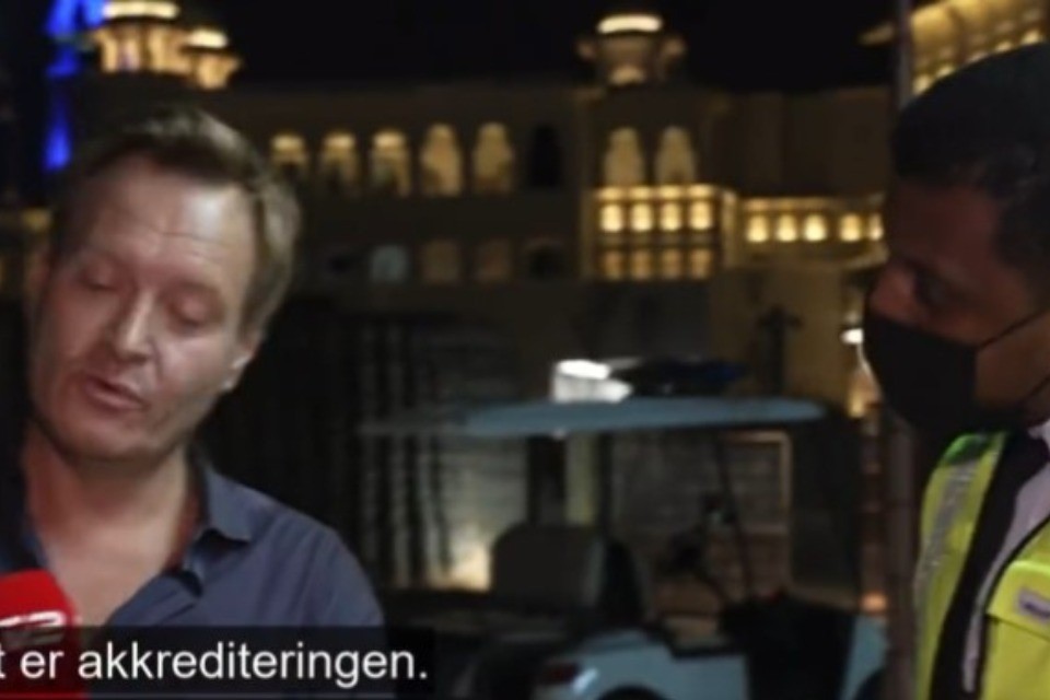 © Twitter / @Rasmus Tantholdt TV2
