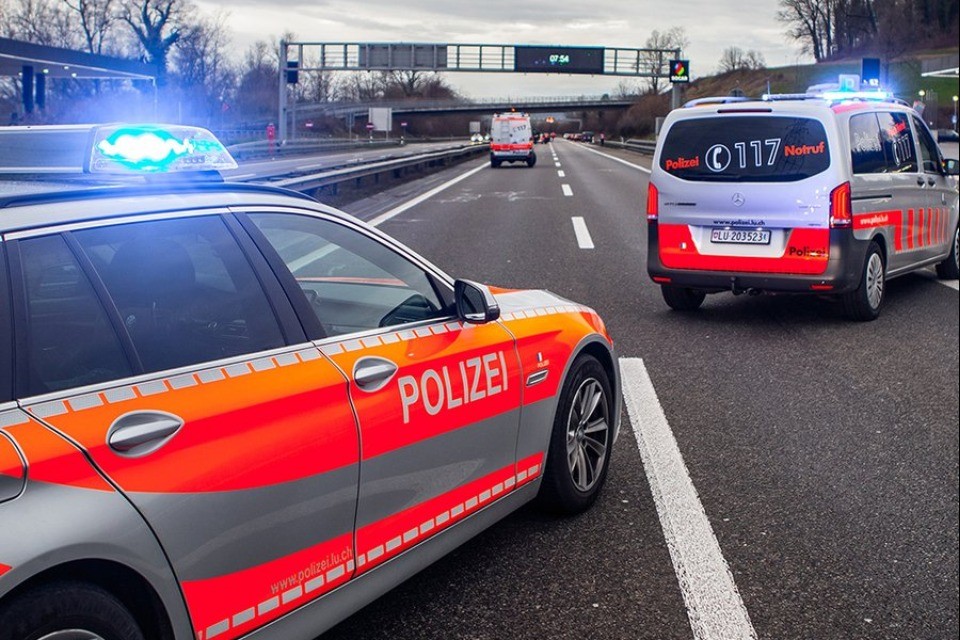 © Twitter - Polizia cantonale Lucerna