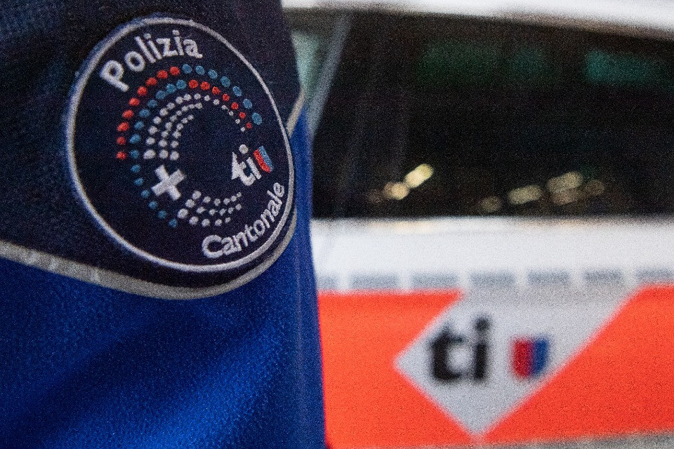 Camorino, 27 novembre 2019 - Polizia Cantonale, nuovo logo © CdT/ Chiara Zocchetti