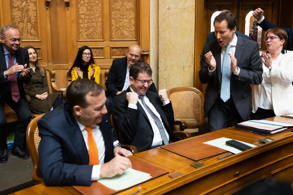 Peter Klaunzer. Bundesratswahl. Keystone, diverse Medien