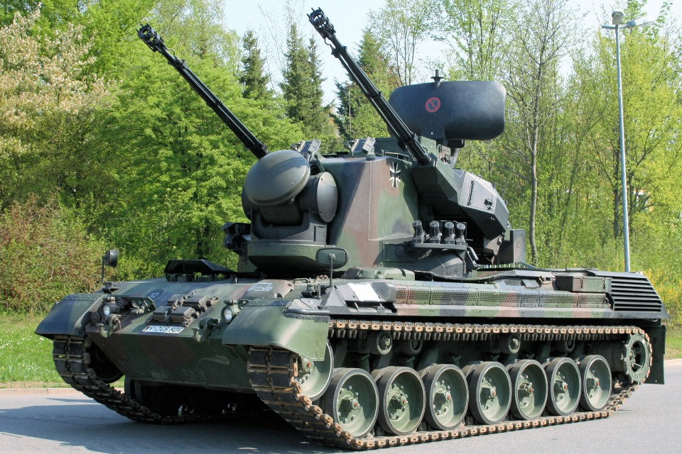 Un carro armato Gepard. Immagine Wikimedia Commons