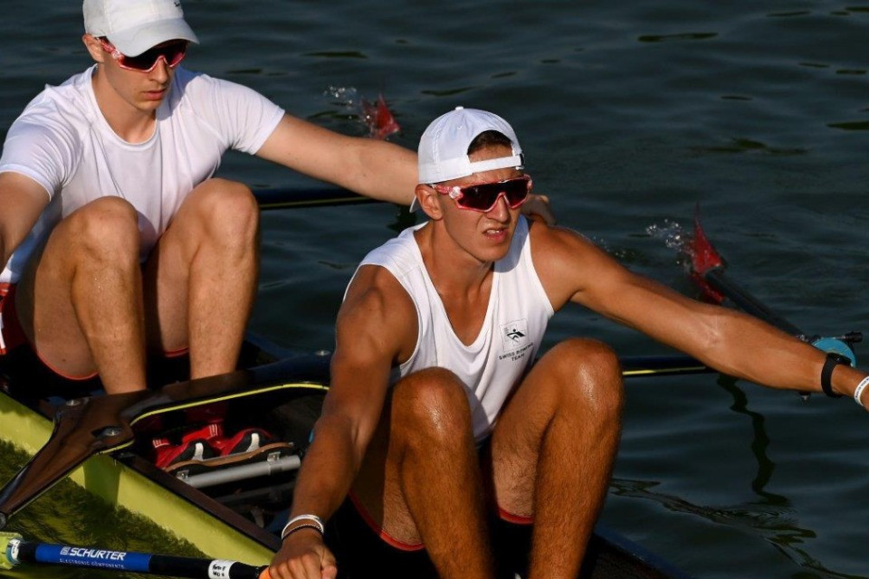Alexander Bannwart e Leonardo Salerno in azione nel ripescaggio/Americo Bottani