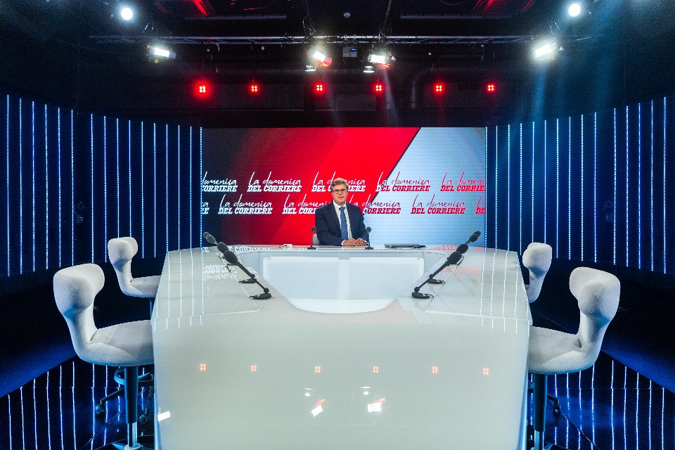 Melide, 1 settembre 2023 - Gianni Righinetti, giornalista e presentatore de La Domenica del Corriere © CdT/ Chiara Zocchetti