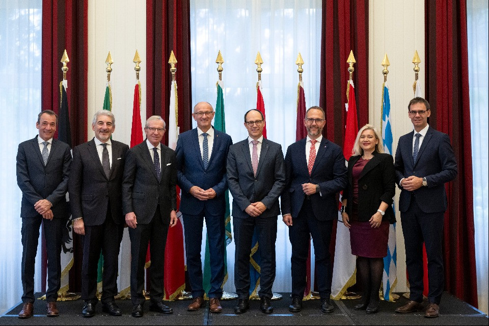 Sitzung der ARGE ALP, am Freitag, 20. Oktober 2023, in Bad Ragaz. (Gian Ehrenzeller)