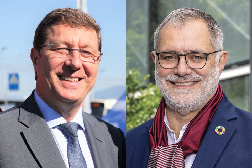 Da sinistra: Mauro Poggia (MCG) e Carlo Sommaruga (PS).