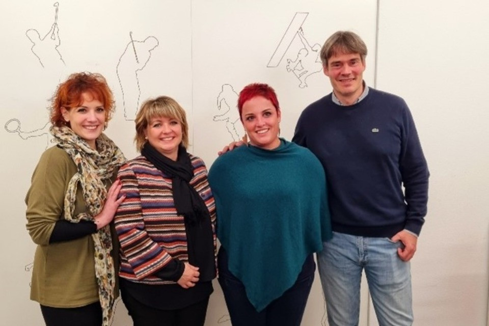 Da sinistra: Tanya Gandolfi, Michela Gardenghi, Letizia Scheggia, Roberto Meyer