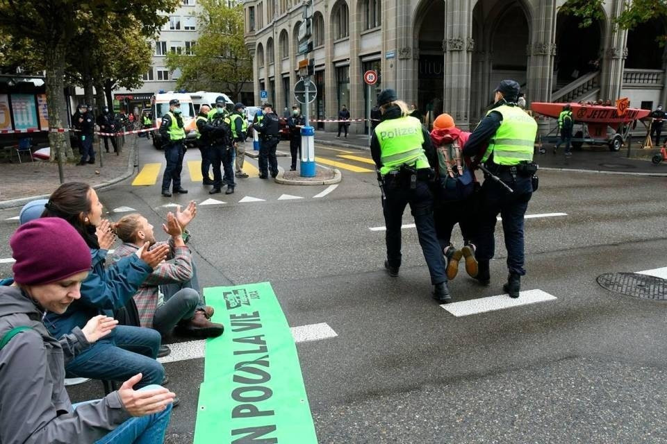 © Immagine Twitter Extinction Rebellion