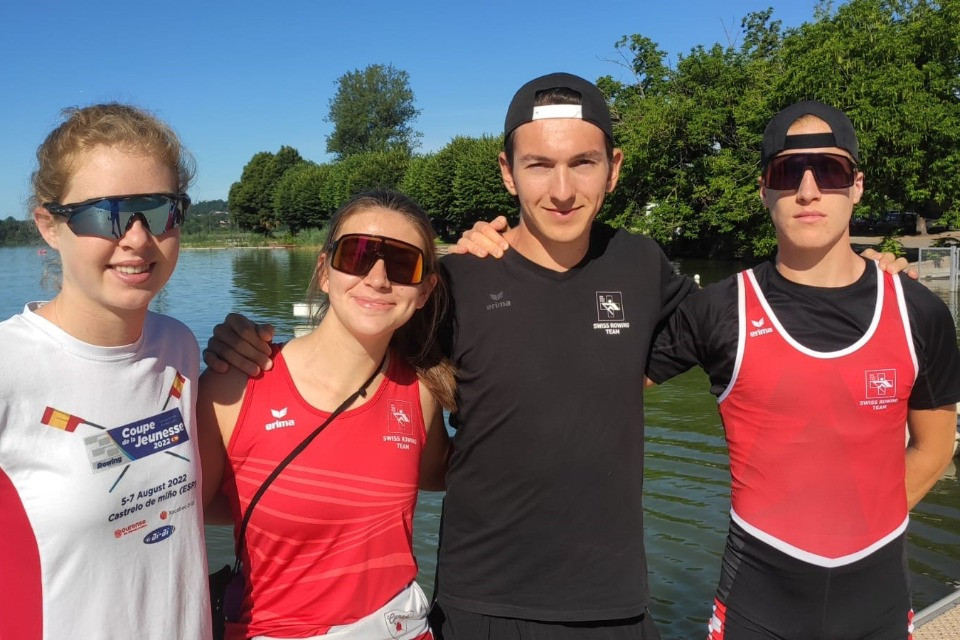 Da sinistra: Maria Rosa Wicki, Soley Rusca, Leonardo Salerno e Sebastiano Wicki
