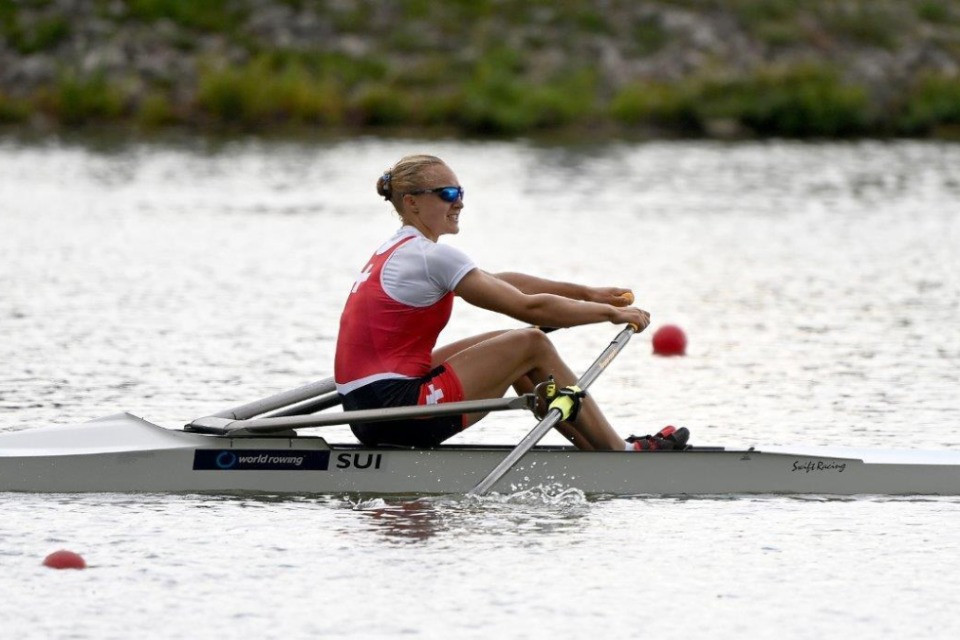 Aurelia Maxima Janzen in azione nella finale A