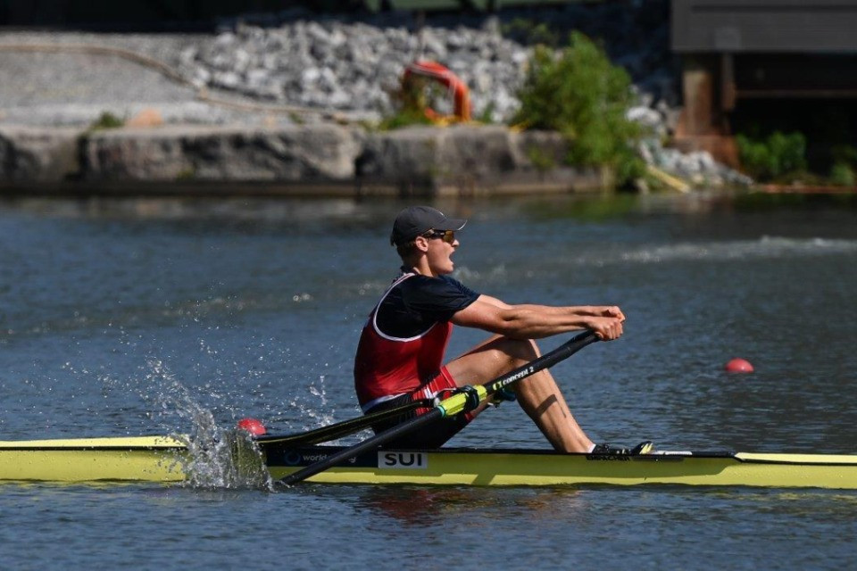 Willam McClean in piena azione nella semifinale