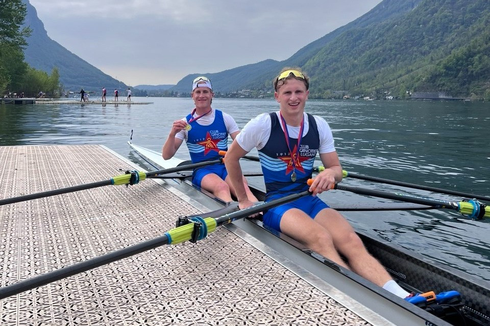 Tommaso Frei e Sebastiano Wicki (CC Lugano) vincitori nella specialità del doppio élite