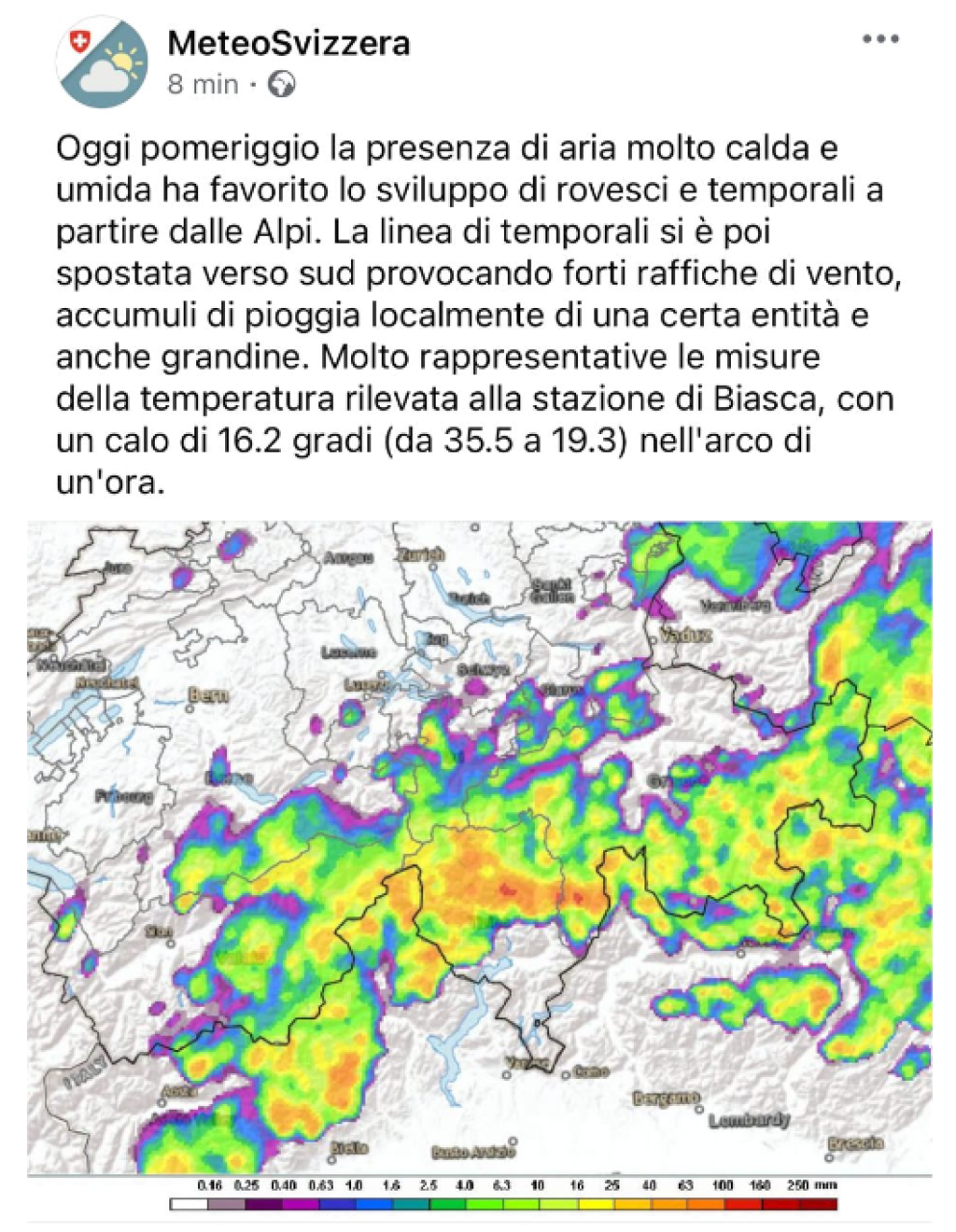 © MeteoSvizzera