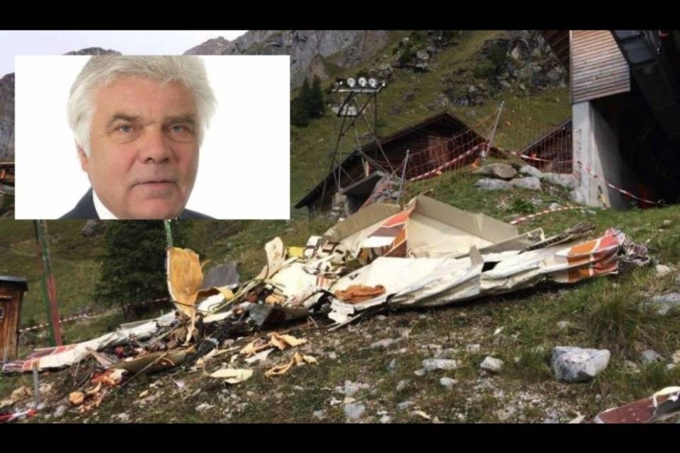 Glarona: sull'aereo precipitato c'era un politico tedesco