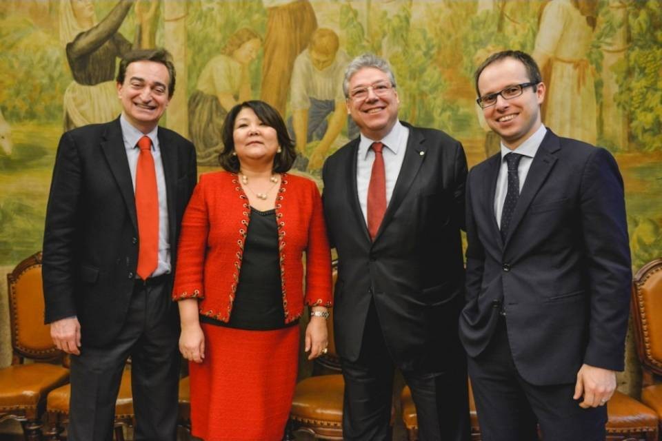 L’ambasciatrice del Kazakistan in visita a Lugano