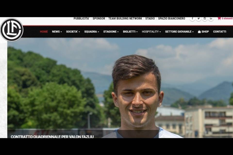 Ufficiale, Fazliu al Lugano