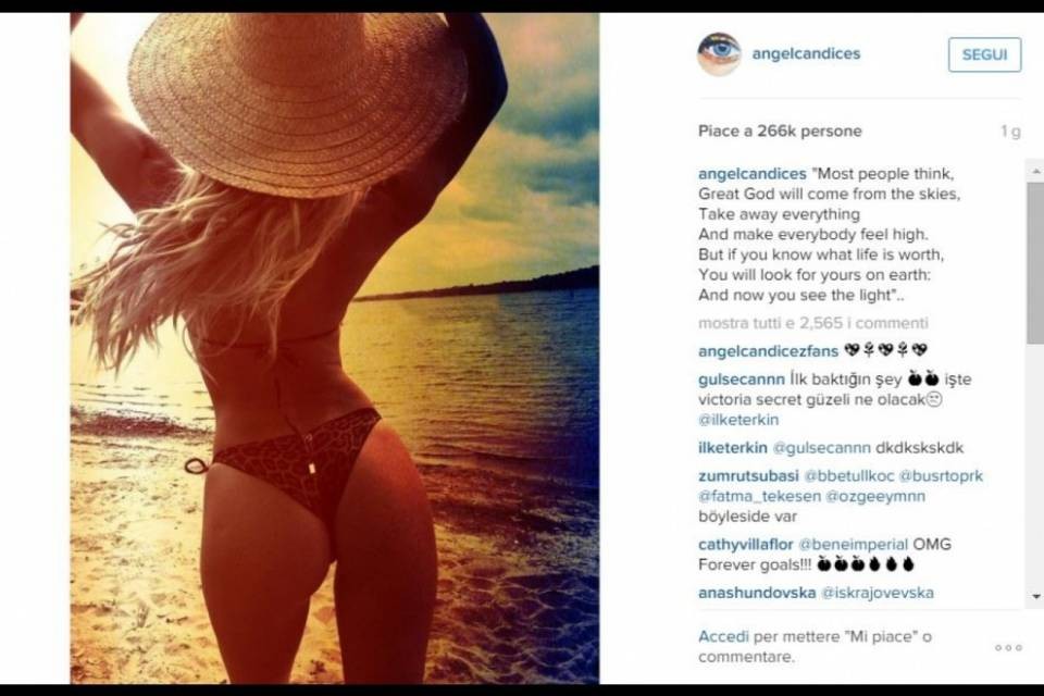 Lato B leopardato per Candice