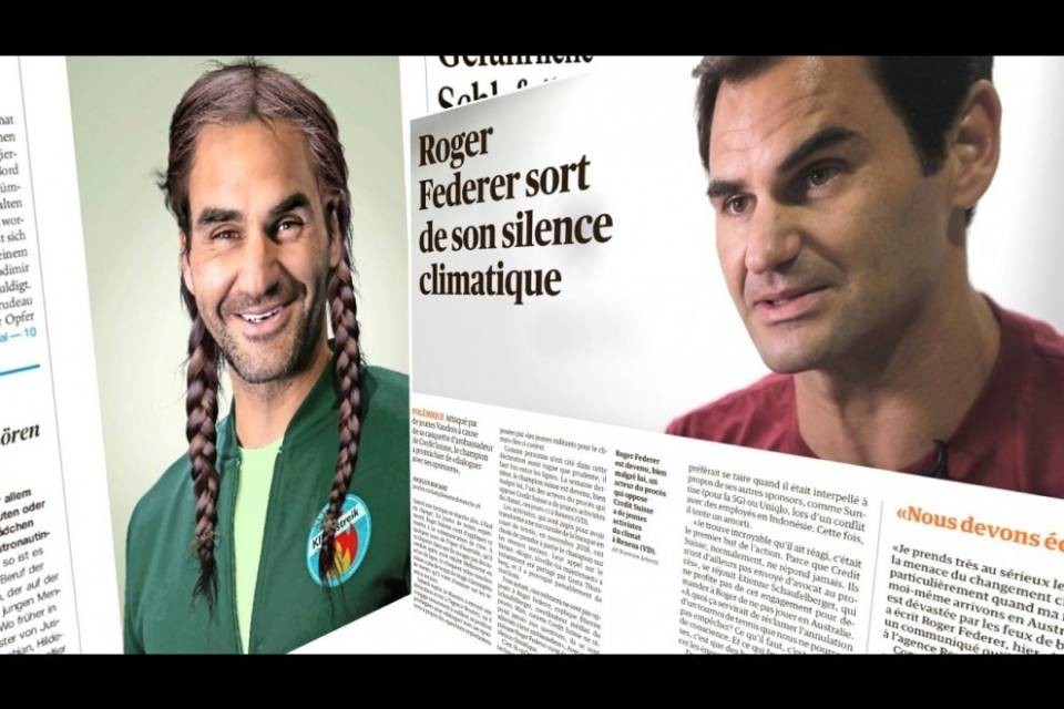 Federer, Thunberg e la crisi climatica