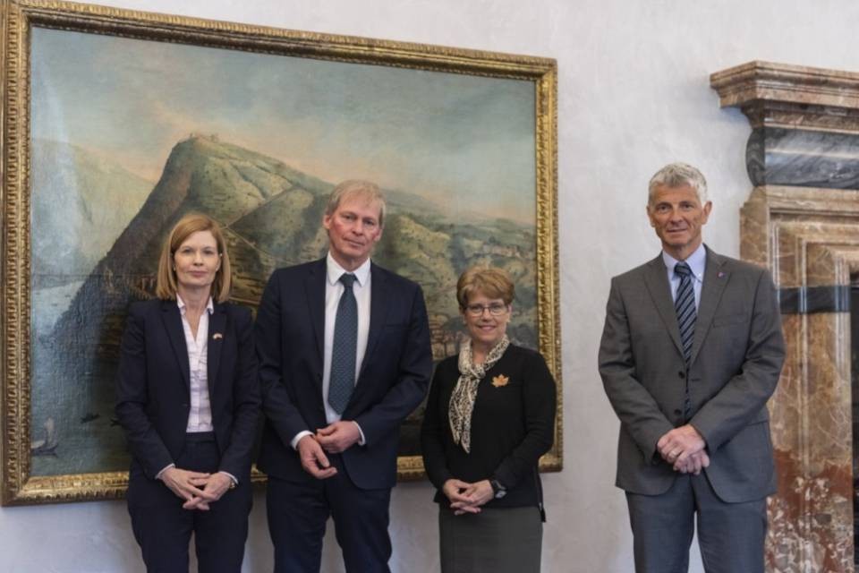 L'Ambasciatrice canadese visita il Ticino