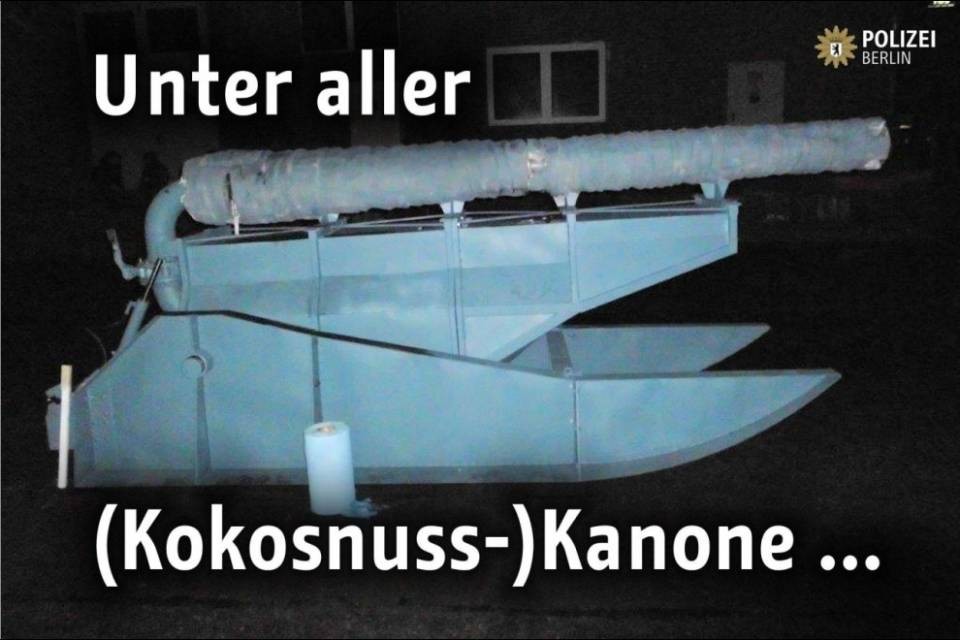 Cannone svizzero sequestrato in Germania