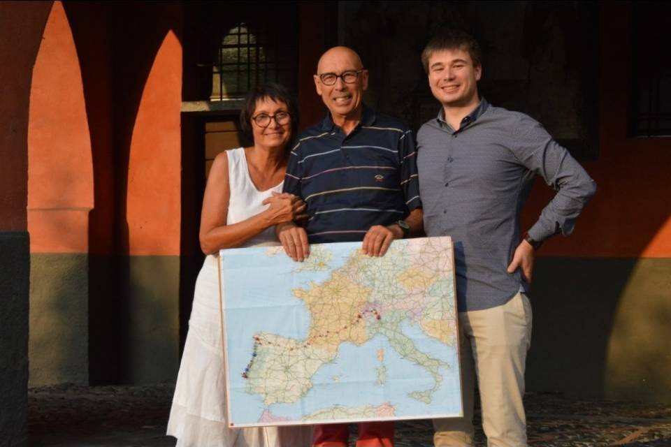 Da Bissone a Lisbona a piedi in 199 giorni