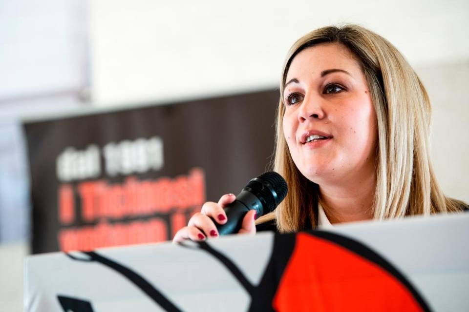 La presidente di TiSin Donna, Sabrina Aldi. Foto CdT/Gabriele Putzu