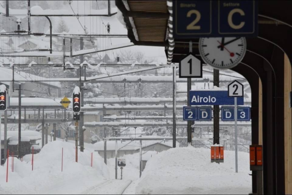 Le foto delle abbondanti nevicate in Leventina