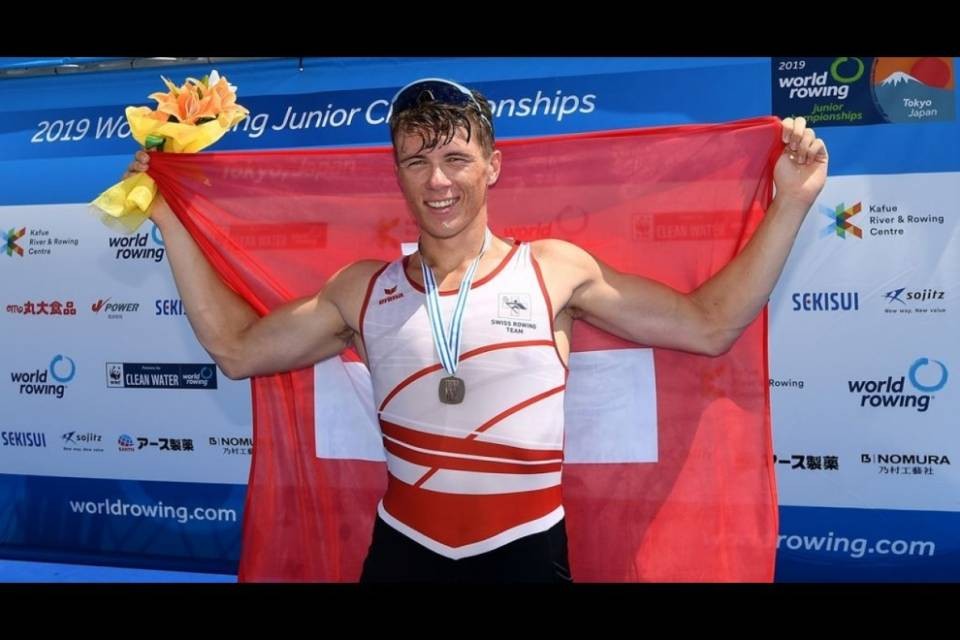 Canottaggio, medaglia di bronzo per lo zurighese Roth