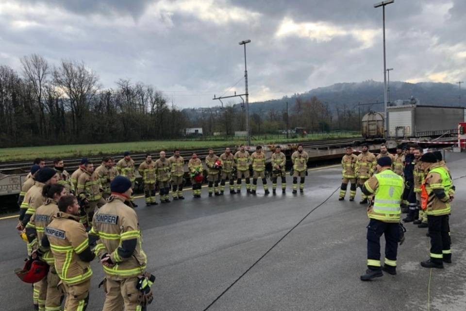 Pompieri, corso specialisti chimici 2018