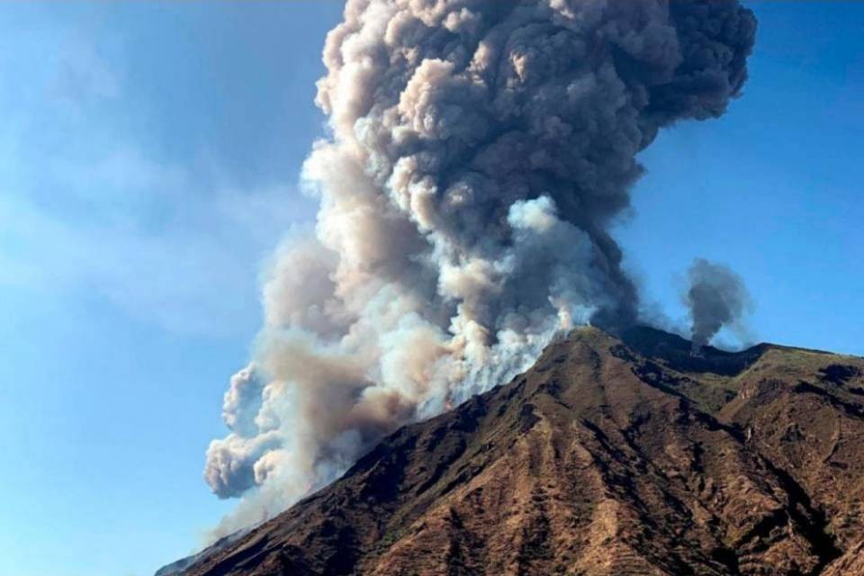 Notte tranquilla a Stromboli
