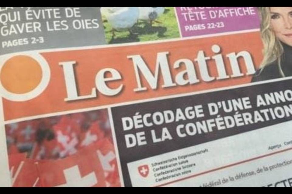 615 Km di stampa per l’ultima edizione di “Le Matin”