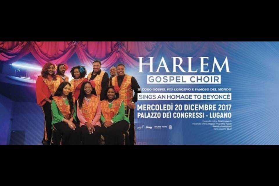 Stasera gli Harlem Gospel Choir si esibiscono a Lugano
