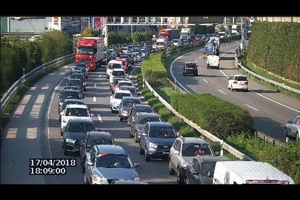 Traffico in tilt tra Rivera e Mendrisio
