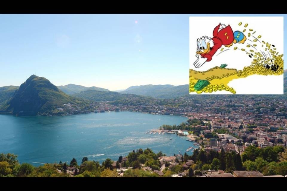 Lugano al secondo posto nel cuore dei Paperoni svizzeri
