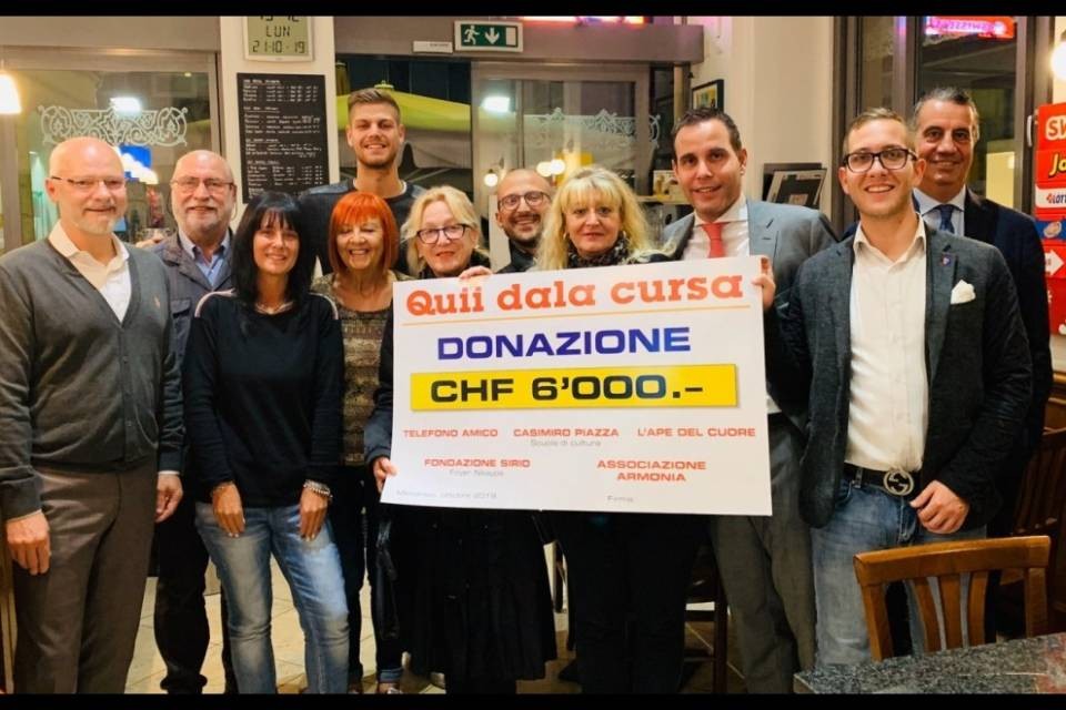 Quii da la cursa, devoluti 6'000 franchi