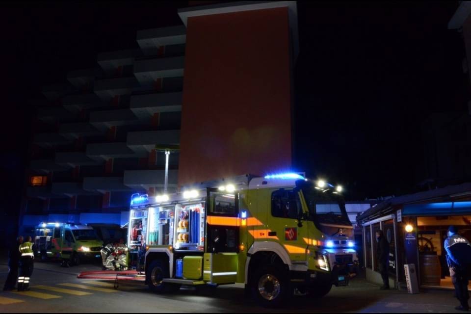 Evacuato un palazzo a Losone