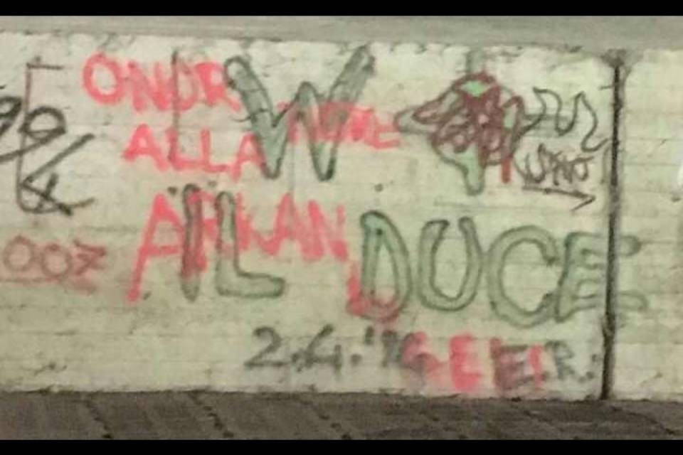 Da "w il Duce" a "ecstasy": quanto degrado a Biasca!