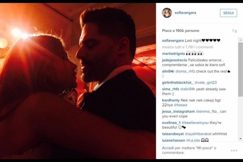 Sofia Vergara ha detto sì all'altare