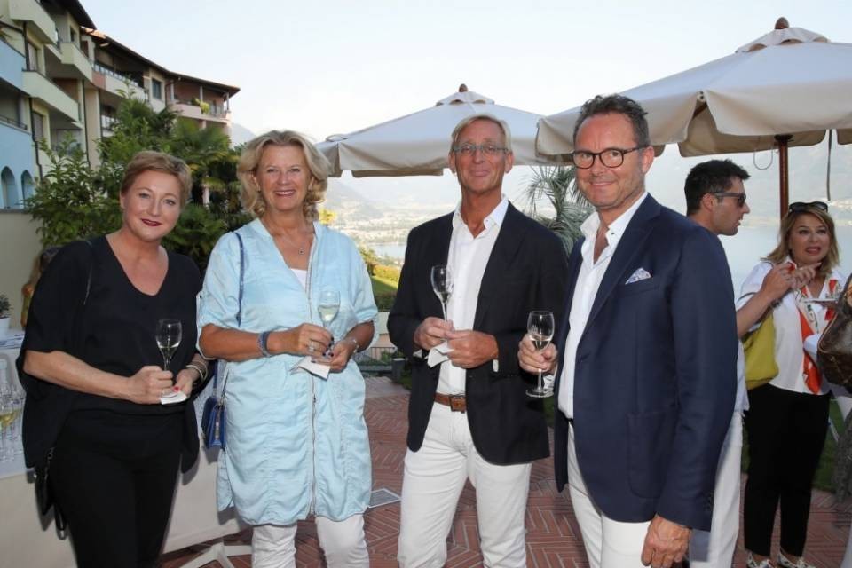 Bernadette Lisibach e Lorenzo Albrici a Villa Orselina