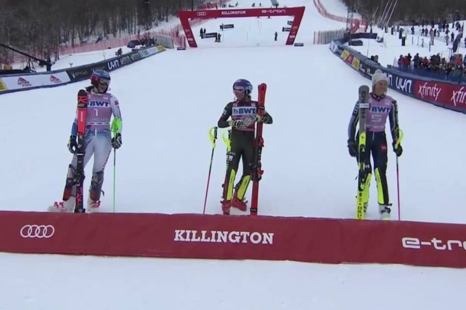 Slalom di Killington, Shiffrin domina, Gisin solo nona