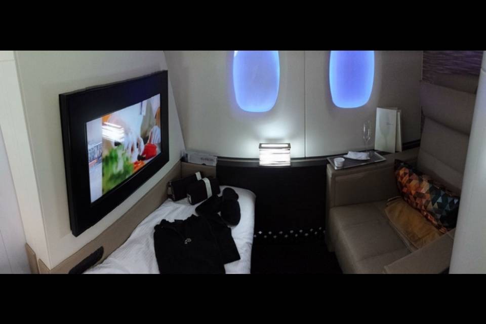Etihad espone le sue cabine extra-lusso