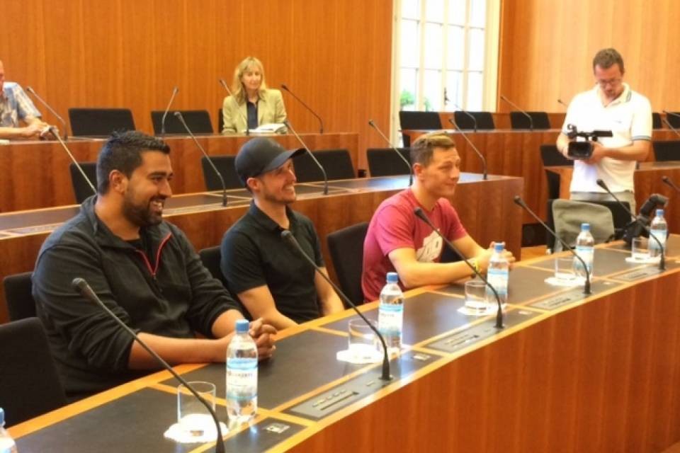 Lüthi e Aegerter ricevuti a Lugano