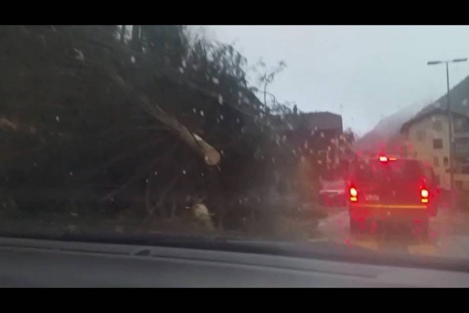 Venti a oltre 160 km/h per Evi