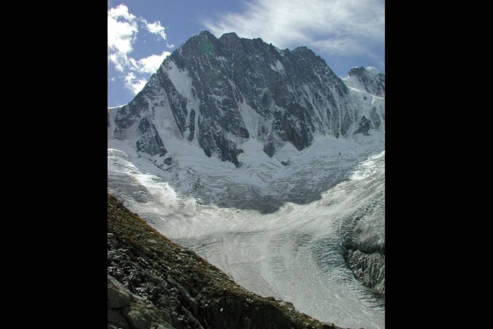 A rischio crollo una parte del ghiacciaio sul Monte Bianco