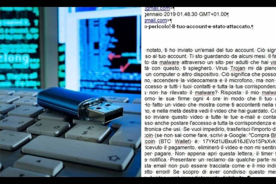 "Ti ho visto mentre guardavi i porno, paga o..."