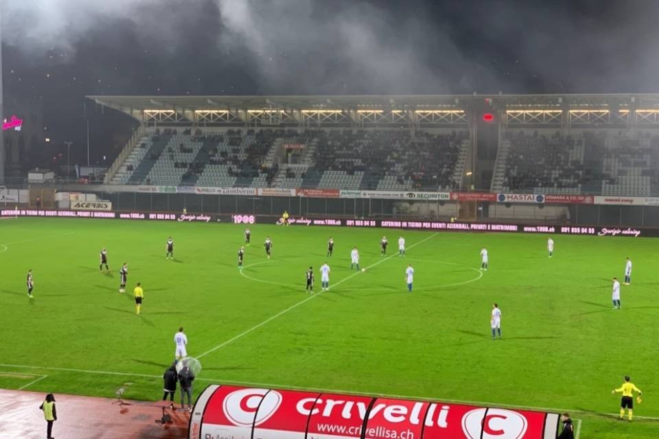 Lugano impreciso e sfortunato, poker del Lucerna